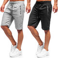 Sporthose Bermudas Kurzhose Shorts Kurze Men Motiv Jogging Herren Mix BOLF Print