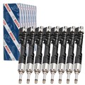 8x BOSCH Einspritzventil für BMW F10 F11 550i M5 F12/13/06 650i M6 X5 N63 S63