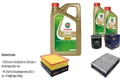INSPEKTIONSKIT FILTER CASTROL 7L ÖL 5W30 für Audi A4 Cabriolet 8H7 B6 8HE