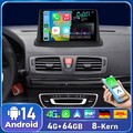 8Kern 4G+64G Android14 Carplay Für Renault Megane 3 2008-2014 Autoradio GPS DAB+