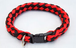 Hundehalsband mini für kleine Hunde rundgeflochten Tauwerk 18cm - 30cm Halsband
