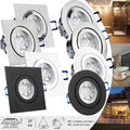 LED Bad Einbaustrahler 230V 5W 50° flach Set Decken Spot IP44 dimmbar MARE