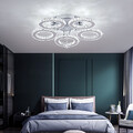 Kristall Deckenlampe LED Deckenleuchte Schlafzimmer Lampe Kronleuchter