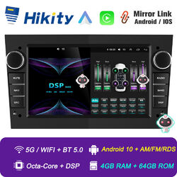 8-Core 4+64GB Apple Carplay Autoradio Für OPEL Astra H Corsa C D Zafira B Meriva