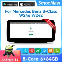 10.25" Carplay Android 14 Autoradio 64GB GPS DAB Für Mercedes-Benz B-Class W246