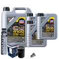 Motoröl 5W40 LIQUI MOLY Top Tec 4100 8L+BOSCH Ölfilter+Cera Tec+Ölablassschraube