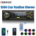1DIN MP3 Player Autoradio BT mit USB Bluetooth Freisprech SD Aux FM 7 Farben CD
