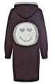 SALE !! Neue MODE TREDY HERBST STRICK MANTEL GLITZER SMILIE 44 46 XL XXL
