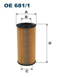 FILTRON OE 681/1 Automatikgetriebe Ölfilter Getriebeölfilter für VOLVO 7300