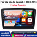 Andriod 13 autoradio Für Skoda Superb II 3T4 3T5 2008-2013 GPS Navi CarPlay dab+