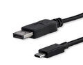 StarTech 1,8m USB-C auf DP1.2 Kabel 4K 60Hz Thunderbolt 3 kompatibel, Schwarz