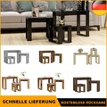 Satztisch Beistelltisch Couchtisch Nachttisch 3-tlg. Holzwerkstoff vidaXL