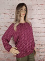 Kangaroos Mädchen Langarmshirt Blüten Shirt Beere Gr. 128/134-176/182