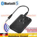 Bluetooth 5.0 Transmitter Empfänger Sender 2in1 Aux Audio Adapter TV Kopfhörer