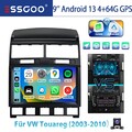 Autoradio Android 13 Apple CarPlay Für VW Touareg 7L 2002-09 GPS Navi Kamera RDS