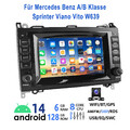 Für Mercedes-Benz Vito Viano W639 2006-2014 KAM+ Android14 Autoradio 4G GPS Navi
