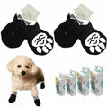 4stk Anti-Rutsch Socken für Klein Hunde und Katzen Pfotenschutz Hundesocken P8T1