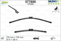 2x Scheibenwischerblatt vorne Flachbalkenwischblatt 577886 VALEO für FORD