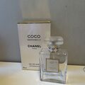 Leere Chanel Coco Mademoiselle Eau de Parfum 100 ml Sprühflasche und Box