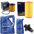 Motoröl Filter Set 10W-40 6 Liter + Ölablassschraube für Citroen Jumper Peugeot 