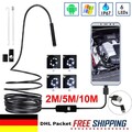 2/5/10m LED USB Endoskop Wasserdicht Endoscope Inspektion Kamera Für Android PC