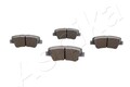Ashika 51-0K-K06 Bremsbelagsatz, Scheibenbremse für HYUNDAI KIA SSANGYONG Bremsa