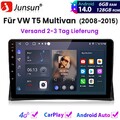 Für VW T5 Multivan DAB+ Android 14 Autoradio Carplay GPS Navi RDS BT SWC 6+128GB