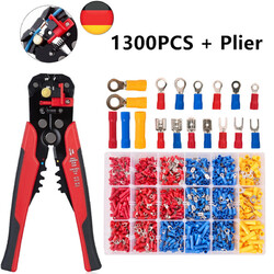 Kabelschuhe Sortiment Box Auto KFZ Steckverbinder Zange Satz Flachstecker Set DE