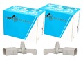 2x RAP BRAKES ABS-SENSOR RADDREHZAHL HINTEN passend für AUDI A2 VW LUPO