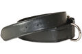 Rimbaldi® Hundehalsband aus Leder für Hunde mit 45-55 cm Halsumfang in Schwarz