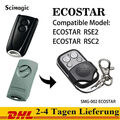 4xErsatz Handsender Fernbedienung für Ecostar RSE2 / Ecostar RSC2 | 433,92Mhz