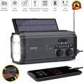 Solar Radios Handkurbel AM/FM Radio LED Taschenlampe USB Notfall-Handyladegerät