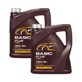 8 Liter (2x4) MANNOL Basic Plus 75W-90 API GL 4+ Getriebeöl 75W90 Öl