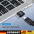2x USB 3.1 Typ C Buchse auf USB 3.0 A Stecker Adapter Daten+Laden (Schwarz)