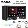 2 DIN 6.8" Autoradio Wireless Apple Carplay Android Auto AM FM RDS Bluetooth USB