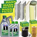 MANN INSPEKTIONSPAKET+MOBIL1 5W-30 ÖL passend für MERCEDES ML GLE W166 250 CDI