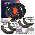 ATEC SATZ BREMSBACKEN + SPREIZSCHLOSS + HALTERING FÜR BMW 1-ER 3-ER 4-ER