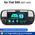 7" Android13 Autoradio mit DAB-BOX Für Fiat 500 2007-2015 Carplay Navi BT RDS FM