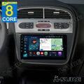 8-Core Android 14 Autoradio CarPlay DSP RDS GPS NAVI Für Seat Altea XL 2005-2015