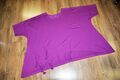 Lagenlook Bogen-Big-Ballon-Tunika-Shirt Knoten-Bänder BEERE-FUCHSIA 100cm Weite