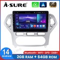 2G+64G Android 14 Autoradio Für Ford Mondeo MK4 2007-2010 Carplay Navi GPS WIFI