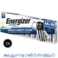 20 x Energizer Ultimate AA Mignon Lithium FR6 L91 1,5V im Karton