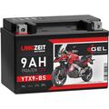 LANGZEIT YTX9-BS Motorrad GEL Batterie 9Ah 12V 50812 CTX9-BS ETX9-BS GTX9-BS 8Ah