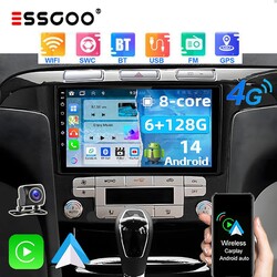 6+128GB Für Ford S-Max WA6 2007-2015 Carplay Android 14 Autoradio GPS NAVI RDS