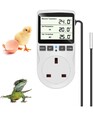NEKOSUKI Digitaler Temperaturregler, LCD Bildschirm Heizung Kühlung Reptil The