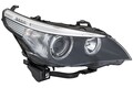 Hauptscheinwerfer rechts Bi-Xenon/Halogen PY21W HELLA für BMW 5 (E60)