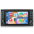 DAB Für VW T5 Multivan Transporter 2+64G Carplay Android 14 Autoradio GPS BT SWC