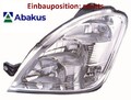 ABAKUS 663-1107R-LD-EM Hauptscheinwerfer rechts Scheinwerfer für Iveco 