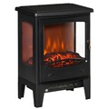 Elektrokamin mit Heizung, 1800 W elektrischer Kamin mit LED Flammeneffekt