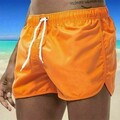 Badeshorts Herren Schwimm Kurze Hosen Sport Jogging Training Badehose Workout--